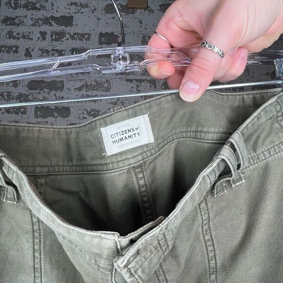 Citizen of humanity | women dark green jogger pants - Picture 2 of 11